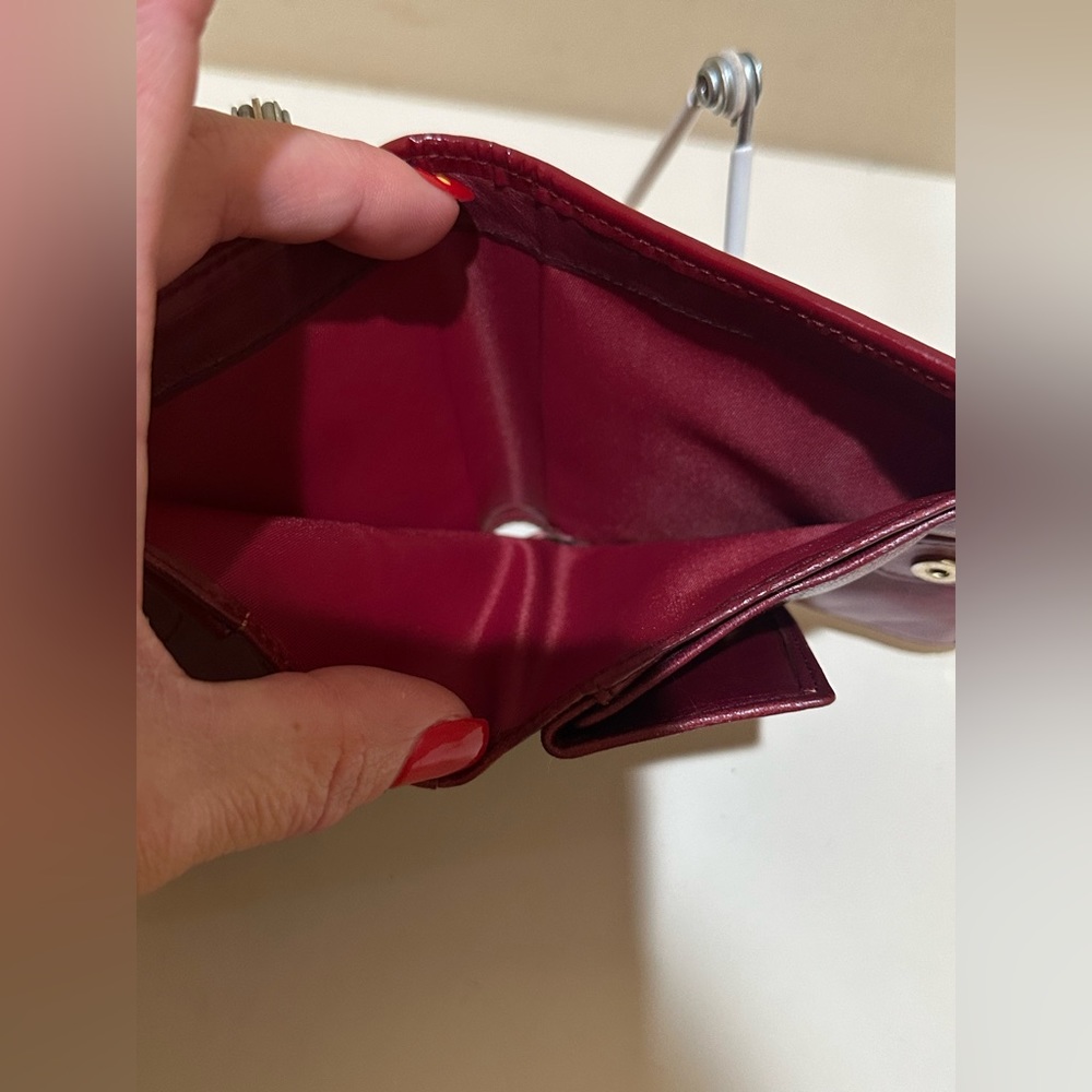 Christian Dior Bordeaux Women’s Bifold Trotter Wallet - Picture 10 of 13